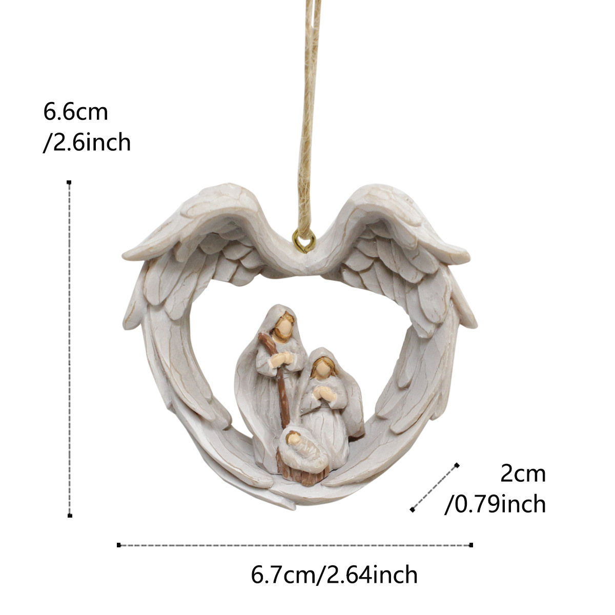  home wall decoration statue religious ornaments love angel pendant resin crafts pendant