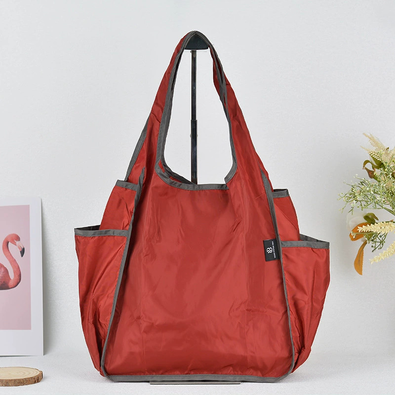 Capacious shoulder bag, foldable one-shoulder bag, shopping bag, (Physicals)