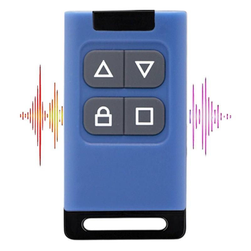 Маленький синий многочастотный универсальный пульт-копир для систем контроля доступа, ворот с рулонными створками, шлагбаумов, выдвижных ворот, ключей для гаражных ворот.