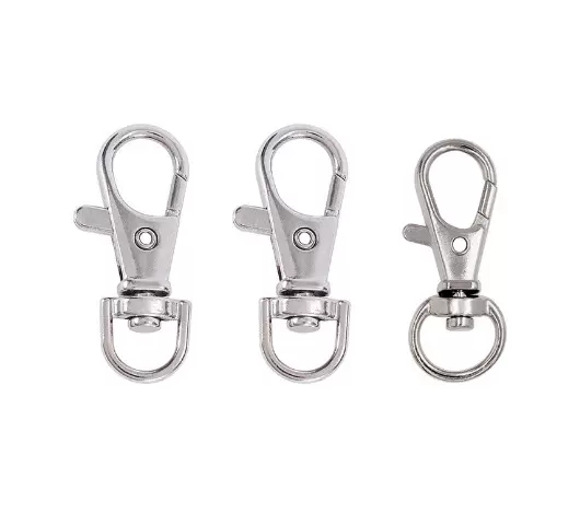 挂腰小扣钩扣钥匙圈龙虾扣狗扣弹弓扣饰品钥匙扣DIY五金配件挂钩