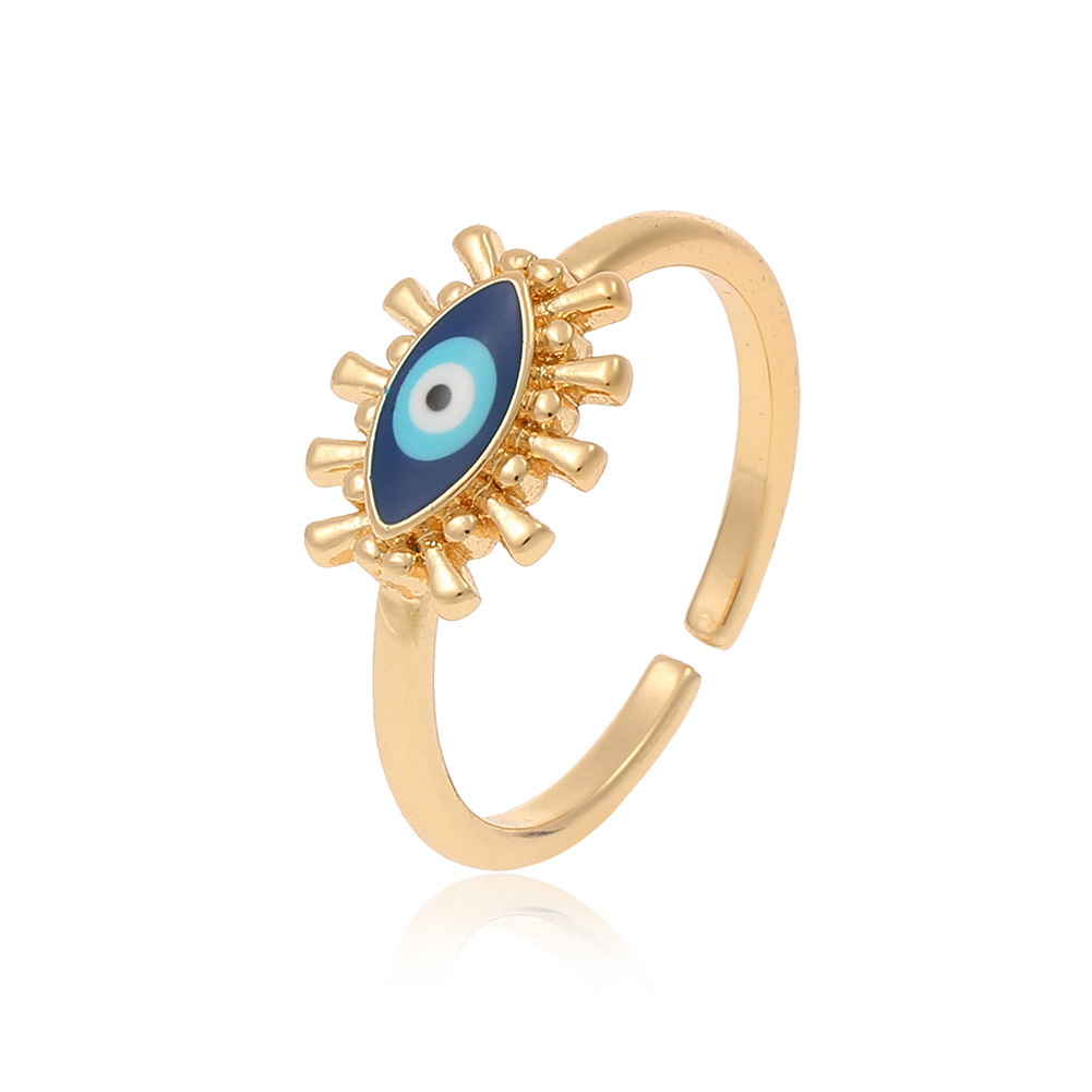 Fashion Heart Shape Copper Plating Open Ring 1 Piece