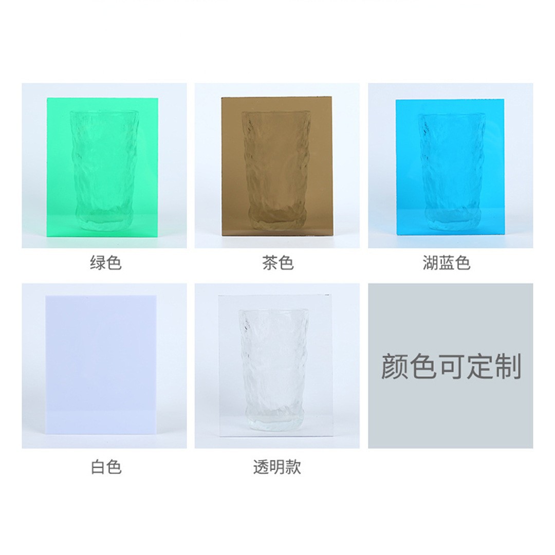 3mm5mm实心高透明pc耐力板防紫外线采光板家用雨棚阳光板聚碳酸酯