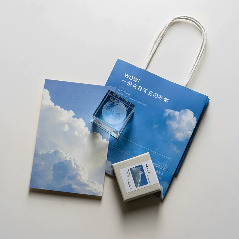 Cloud Cube Desktop Ornament Принятие облака для отправления девушек роскошные отношения, валентинка, подарок на день рождения