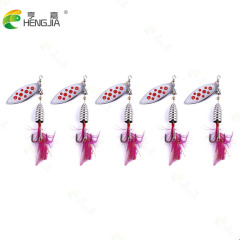HENGJIA Hengjia Popularity 8cm 13g Metal Rotating Sparkle Bait Sparkle Fish Lure Wholesale