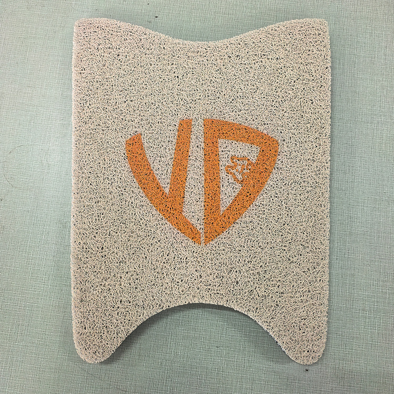 Q50 Foot Pad: Yadi Electric vehicle foot mat - beige-logo-yadea-q50-dedicated-foot-pad