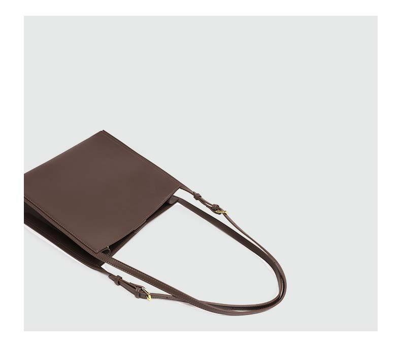 韩版休闲简约单肩包双肩带托特包