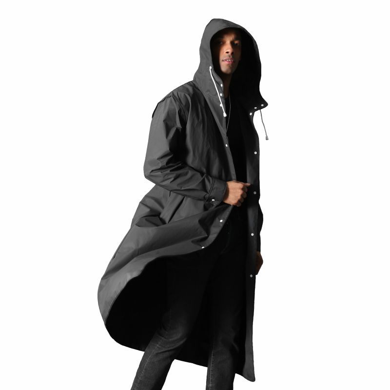 Impermeable moda unisex de una sola pieza al aire libre largo solo Eva poncho estudiante al por mayor antigua ciudad Yixu