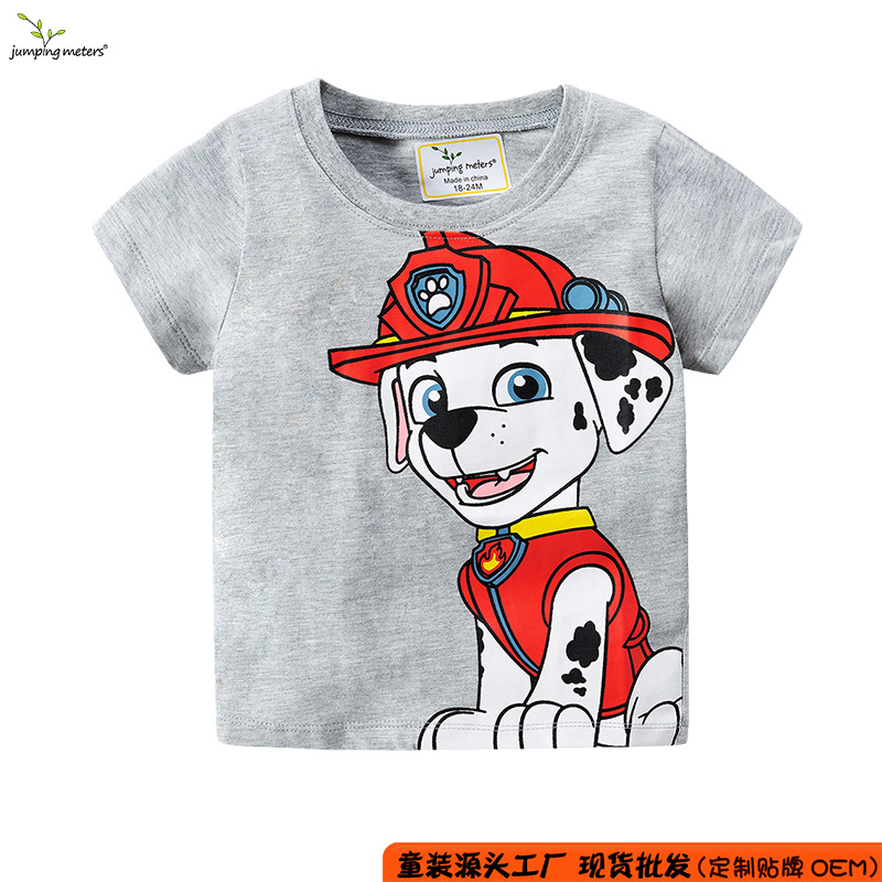 children's summer cartoon T-shirt for early age