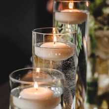 BX62漂浮蜡烛浪漫烛光晚餐酒店餐厅婚庆装扮生日派对圣诞节水浮蜡