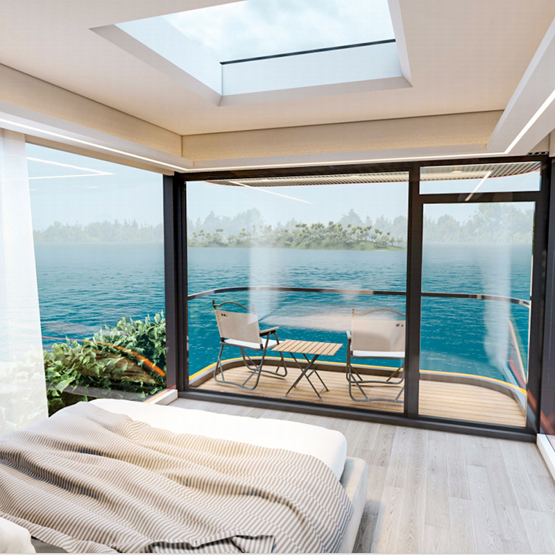 Rongjie Space Capsule Habitación móvil Casa de familia al aire libre Habitación de actividades Casa de familia Contenedor Casa integrada Fabricante de almacén de Apple