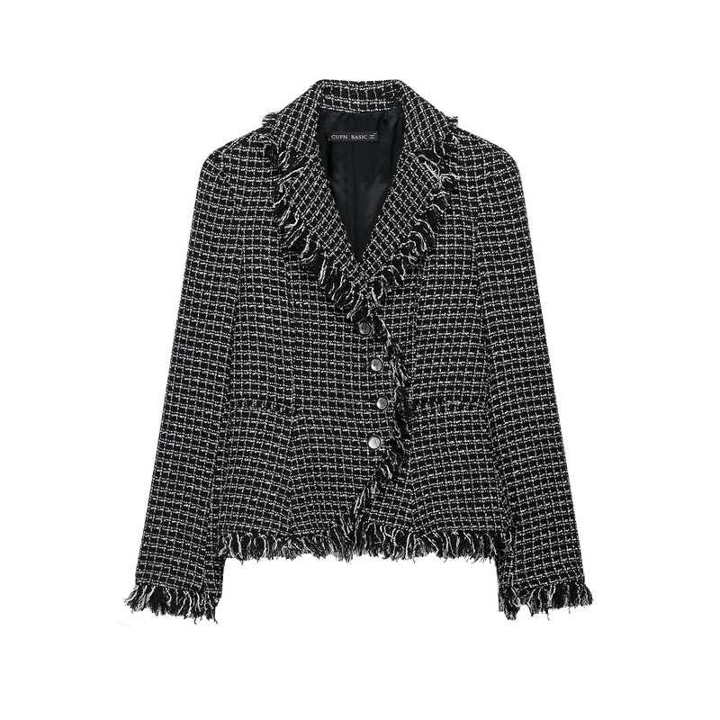 AliExpress Wholesale Autumn New Women's Versatile Frayed Edge Distressed Texture Slim Fit Blazer 7839127 AliExpress Wholesale Autumn New Women's Versatile Frayed Edge Distressed Texture Slim Fit Blazer 7839127