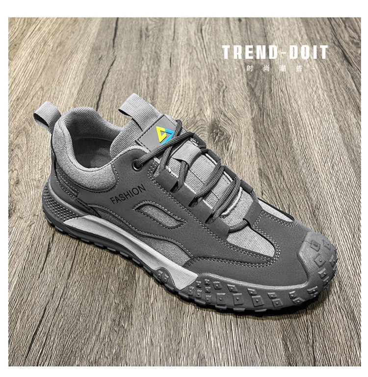 Zapatillas deportivas transpirables de malla para hombre, suela gruesa, ligeras, para senderismo y viajes, calzado casual al por mayor.