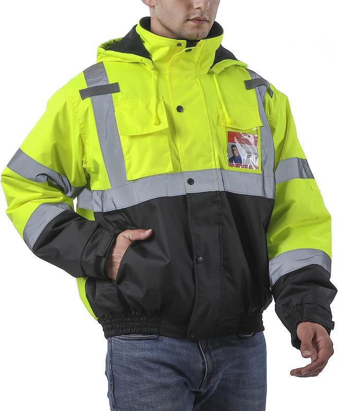 ④L 130 Safety Reflective Jackets for work Waterproof Class