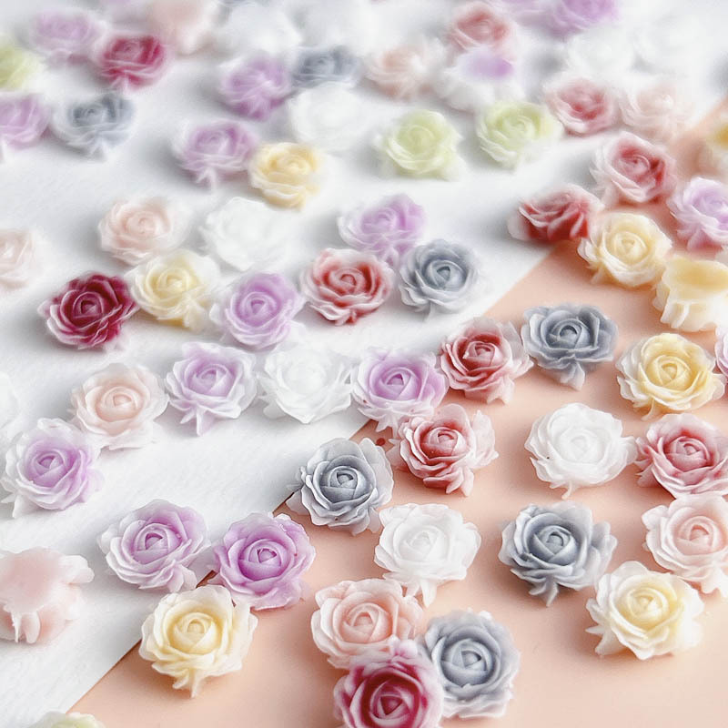 40g Weight Nail Decoration Accessories Nail Supplies 1 Set Quantity Resin Material Flower Pattern Sweet Style Sweet Flower Resin Nail Decoration Accessories 1 Set 5