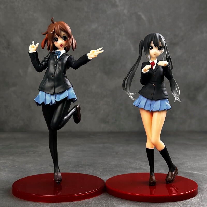 K-On! Hirasawa Yui Akiyama Mio Nakano Azusa 2D Beautiful Girl Figure Anime Model Ornament K-On! Hirasawa Yui Akiyama Mio Nakano Azusa 2D Beautiful Girl Figure Anime Model Ornament