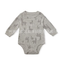 外贸原单宝宝衣服华夫格婴幼儿 包屁衣男孩三角哈衣新生儿打底衣