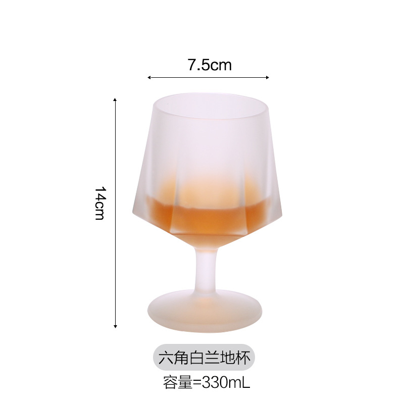 Tazas acrílicas esmeriladas, tazas de whisky, tazas de champán, tazas de vino extranjero KTV, dispensadores de vino comerciales, juegos de tazas de vino