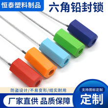 厂家铅封一次性钢丝封条抽紧式电表物流车集装箱货车封签施封锁