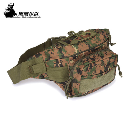 Wholesale Large Capacity Men's Fanny Bag Work Camouflage Multifunctional Mobile Phone Outdoor Waterproof Fanny Bag Doing Business Wallet