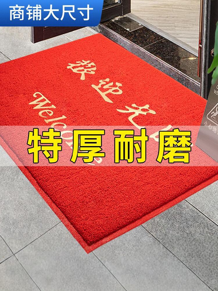 欢迎光临门垫电梯地垫防滑进门除尘垫大门口加厚出入平安地毯