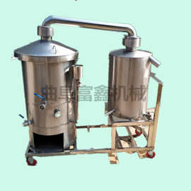 全自动纯粮蒸酒机 小型高粱蒸酒锅 不锈钢冷却器图片