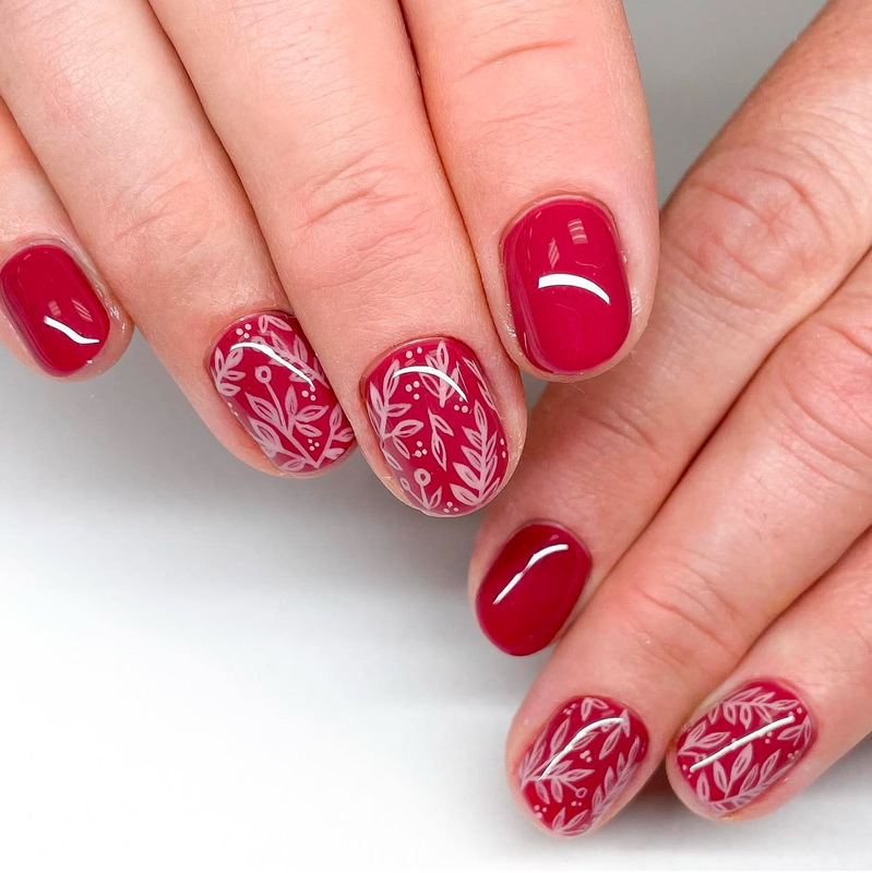 Cute Short Square Maple Leaf Thanksgiving Manicure Fallen Leaves Autumn Fake Nails Finished Manicure Pieces Wearable Nails Wholesale