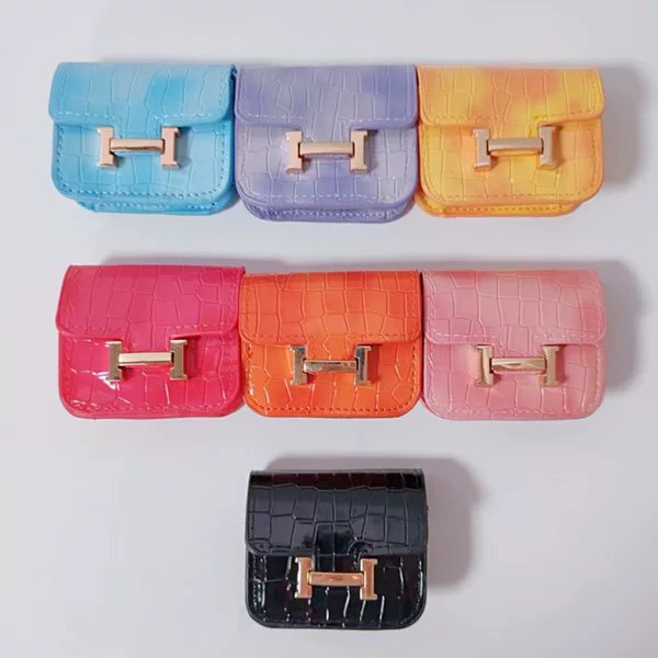 Live Broadcast Exclusive Mini Kangkang Bag Charm Crocodile Pattern Coin Purse Earphone Bag Car Keychain Trendy Toy