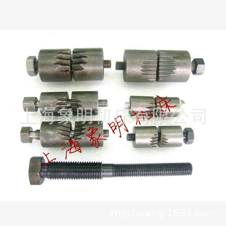 左右锁紧螺丝套上海第二锻压机床厂J23-6.3~40吨连杆球头螺杆并帽