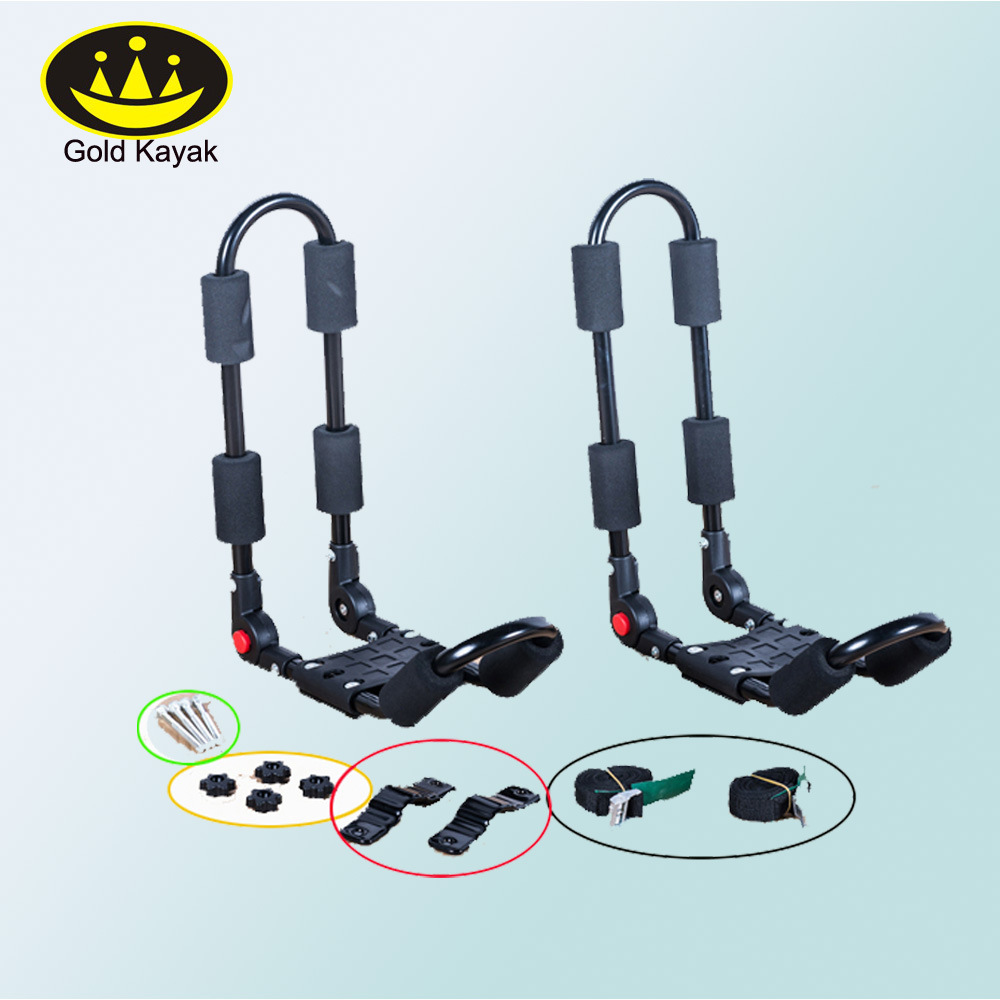 Aviation Aluminum Alloy Foldableable Luggage Rack Roof Rack for Kayak Surfboard - Kayak Accessories