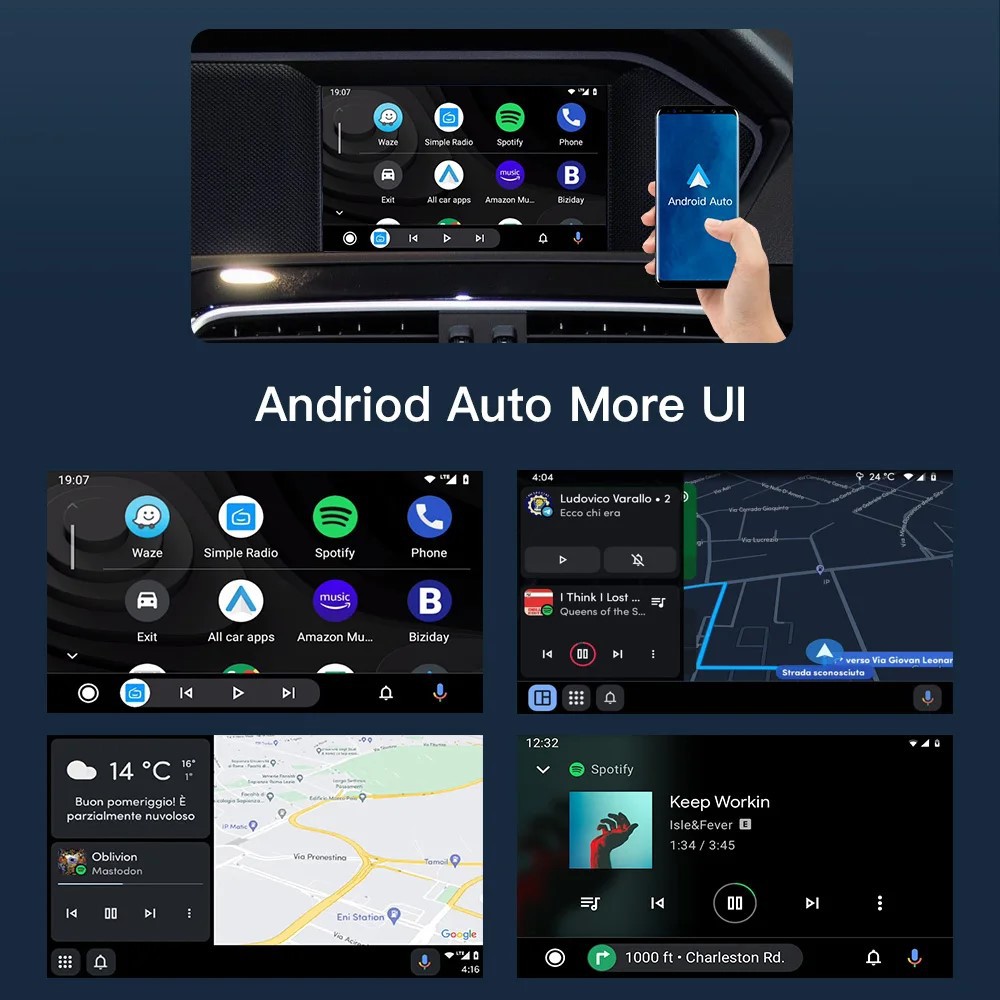 Wireless Carplay Decoder Android Auto Module for Mercedes-Benz NTG4.5 NTG5.0
