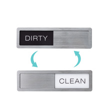 Clean Dirty dishwasher magnet 热销亚克力洗碗机磁贴清洁指示牌