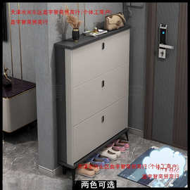 意式超薄鞋柜家用进门口门外大容量小空间玄关柜简约现代储物鞋架