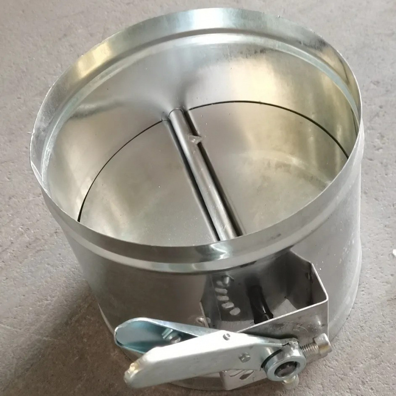 手动调节阀插接阀圆阀风机风管管道风量调节阀蝶阀门圆阀直边手动