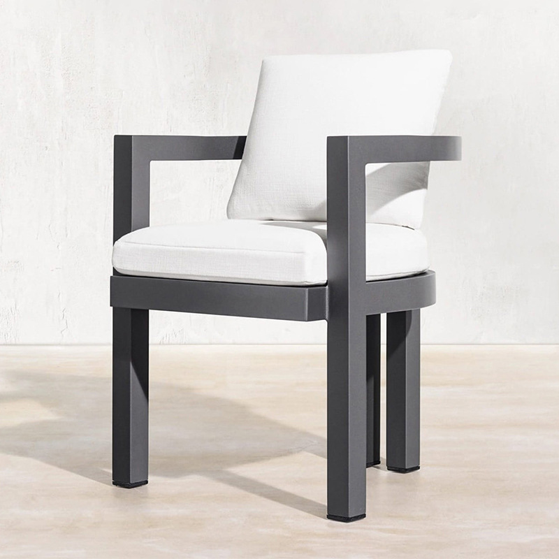 Mesa y silla de madera sólida al aire libre patio villa al aire libre anticorrosión teca ocio jardín al aire libre combinación de muebles impermeables y protectores solares