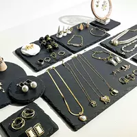 Подставка для показа ювелирных изделий Черное ожерелье для показа стеллаже для показа ювелирных изделий