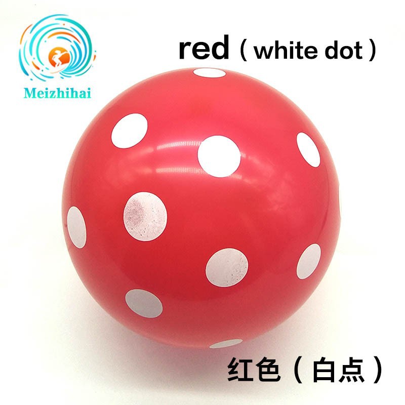 12 pulgadas de espesor ins transparente colorido lunares globo bebé niños fiesta de cumpleaños decoración globo de látex