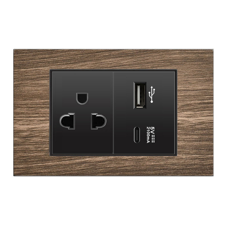 Thai 3-hole + USB type-c