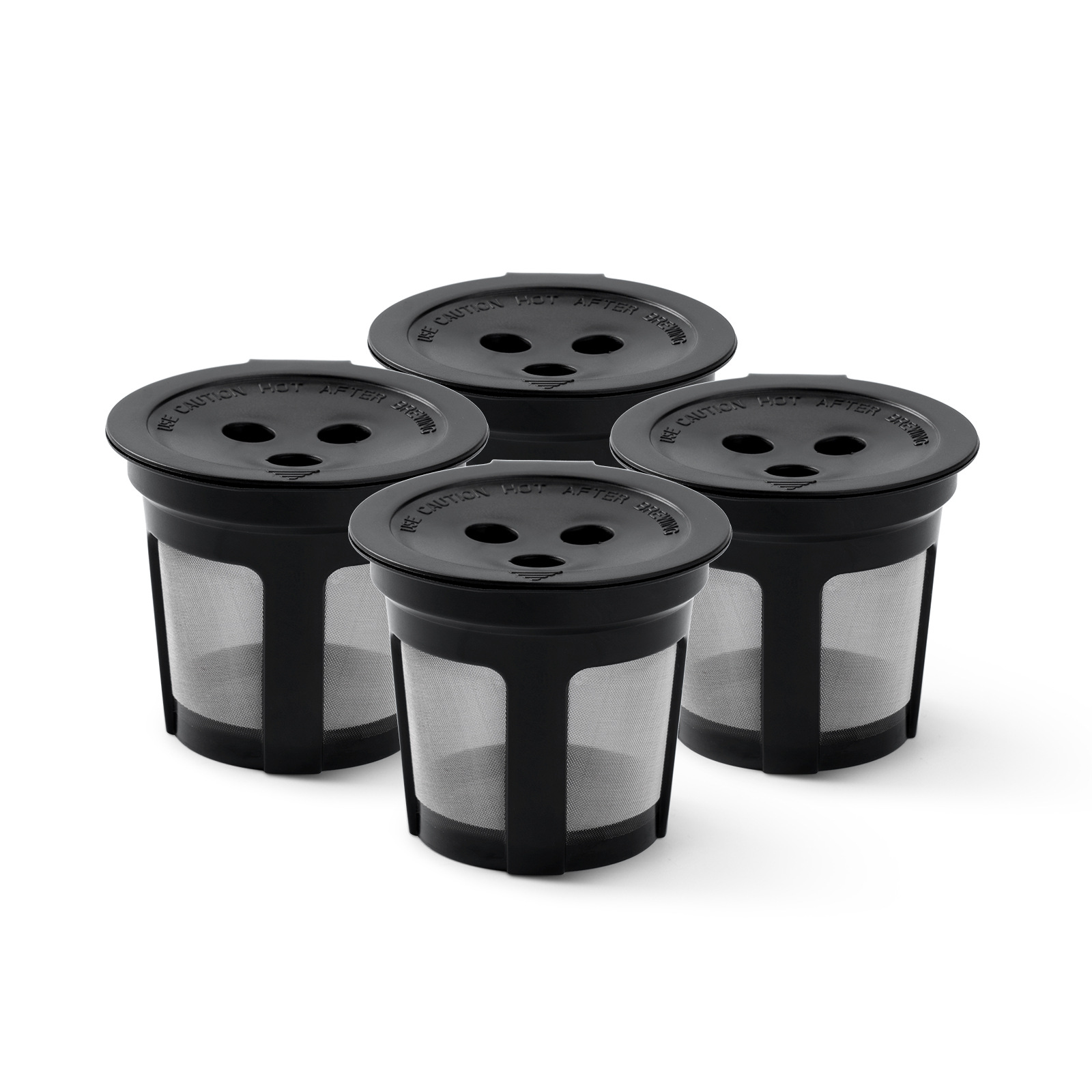 ICafilas nuevo de tres agujeros K taza patente Cápsula de café taza de filtro Ninja Dual Brew Cápsula de la cáscara