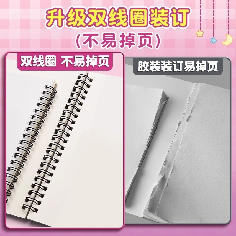 小马宝莉A4加厚不透墨图画本画画本小学生一年级绘画本幼儿园儿童|undefined