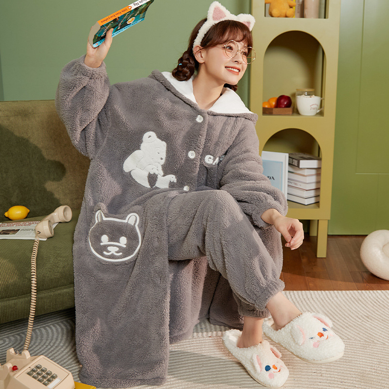 88228#ロングウールのガウンカバー