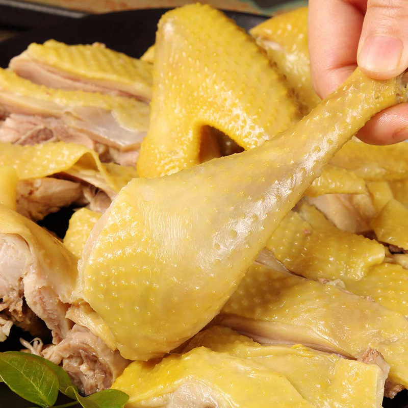 Three Treasures Salted Chicken 300g Vacuum-sealed Snack, Direct Manufacturer Sales, Ready-to-eat Chicken Delicacy, Braised Flavor, Wholesale