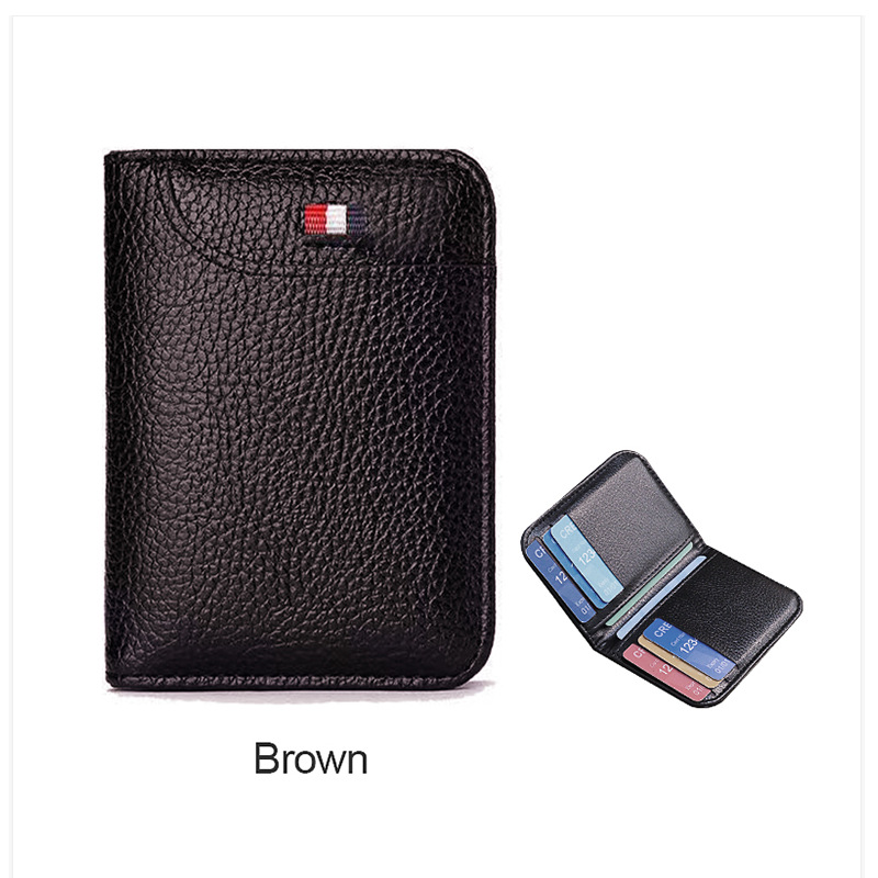 Bolsa de tarjetas de explosión ultra delgada tarjeta de identificación bancaria pequeña tarjeta de autobús tarjeta de almuerzo del campus tarjeta de crédito para hombres