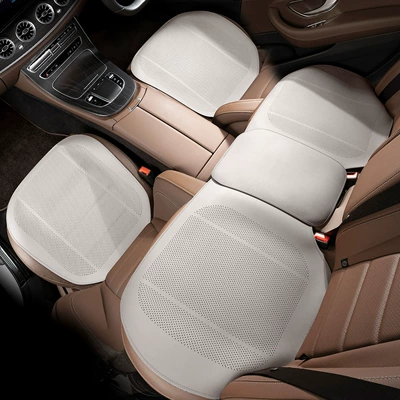 seat cushion cover three-piece set, Seat cushion, seat cover - a-thin-elegant-white-three-piece-suit