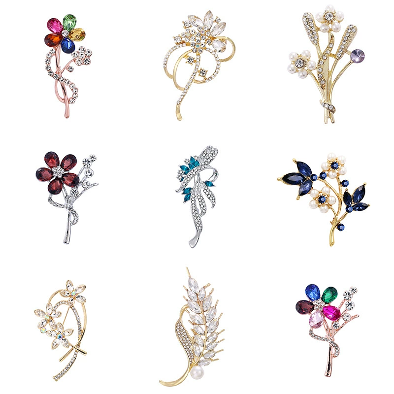 Brand fashionable high-end brooch lapel pin, sophisticated universal pin, Korean style, simple and elegant design