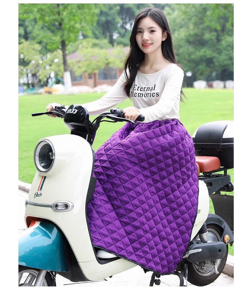 Suitable for Electric Vehicle Windproof Quilt Autumn and Winter New Half-Body Warm Knee Pads Waterproof Thickeneded Velvet Windproof Skirt for Men and Women