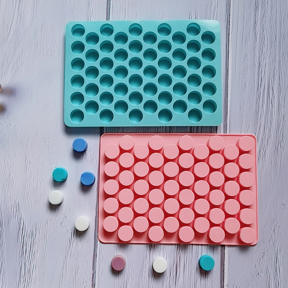 55 columnas pequeñas 372 molde de silicona para pastel de chocolate molde de pan herramientas de panadería