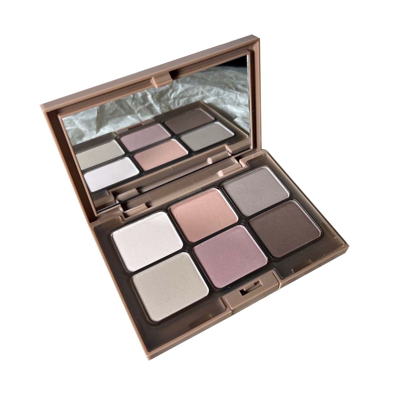 Eyeshadow Palette (HERORANGE) Complex — 6 earth-tone pans, includes blush & highlighter
