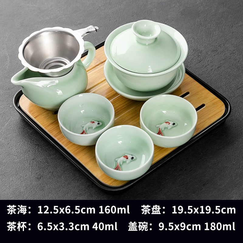 Tea set, ceramic tea cup, simple and elegant design