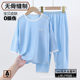 Children's Pajamas Tencel Modal Sweat-wicking Home Clothes Summer Class A 9-point Sleeve Thin Pajamas Pajamas Korean Style suit