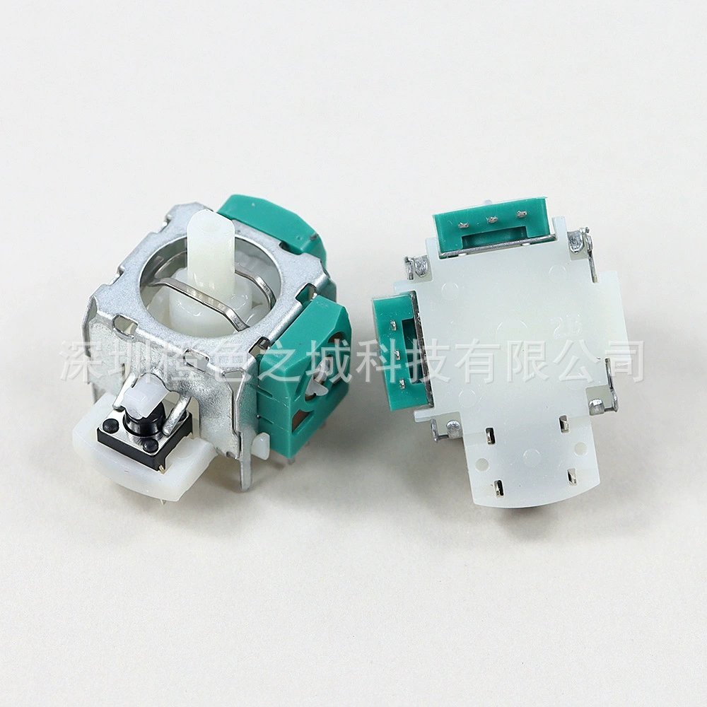 [适用国产XBOX360手柄3D摇杆通用PS2 PS3 组装手柄3PIN 白杆3D摇杆]
